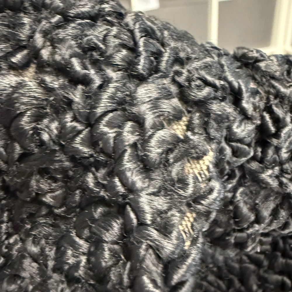 Vintage Bouclé Winter Shoulder Cropped Cape Shrug (Persian Lamb?) - Picture 6 of 6